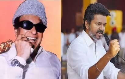 இருவரும் சினிமாவில் இருந்து அரசியலுக்கு வந்தாலும், எம்.ஜி.ஆரையும் விஜய்யையும் ஒப்பிடுவது ஒரு மேலோட்டமான இருவரும் சினிமாவில் இருந்து அரசியலுக்கு வந்தாலும், எம்.ஜி.ஆரையும் விஜய்யையும் ஒப்பிடுவது ஒரு மேலோட்டமான
