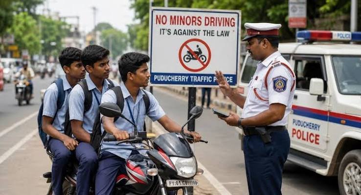 18 வயதுக்கு குறைவானவர்கள் வாகனம் ஓட்டினால் பெற்றோருக்கு சிறை:எச்சரிக்கை