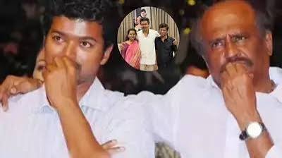 விஜய் தோளில் கை போட்ட ரஜினி: கடவுளே கை போட்டது மாதிரி இருந்துச்சுனு ஷோபா மகிழ்ச்சி