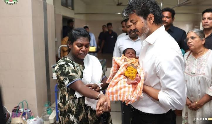 திடீரென அரசு மருத்துவமனைக்கு விசிட் அடித்த முதல்வர் விஜய்!. திடீரென அரசு மருத்துவமனைக்கு விசிட் அடித்த முதல்வர் விஜய்!.