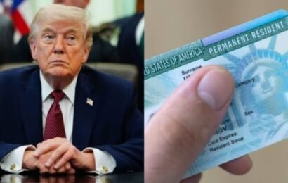 ரூ.96.4 லட்சம் மதிப்புக்கு அமெரிக்க பத்திரம் கிரீன் கார்டு திட்டம்: டிரம்ப் அரசு பரிசீலனை ரூ.96.4 லட்சம் மதிப்புக்கு அமெரிக்க பத்திரம் கிரீன் கார்டு திட்டம்: டிரம்ப் அரசு பரிசீலனை