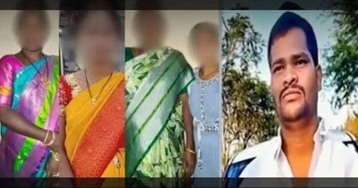 மனைவி-குழந்தைகளுடன் 6 பேரை வெட்டிக் கொன்ற இளைஞன்