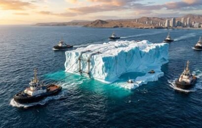 உலக அளவில் நன்​னீர் தட்​டுப்​பாடு- பனிப்பாறைகளை கப்பலில் இழுத்து வர விஞ்ஞானிகள் திட்டம்