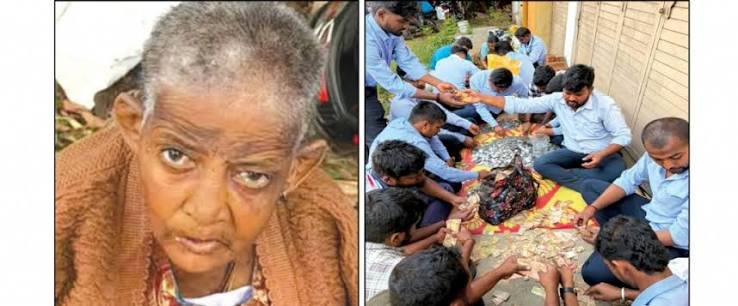 ரூ.3.50 லட்சம் ரொக்கம் பிச்சைக்காரப்சாவித்ரம்மா வீட்டில் : 10 மூட்டைகளில் நாணயம்!