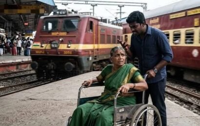 ஓடும் ரயில் முன் தள்ளிய கொடூர மகன்.. உயிரை விட்ட பரிதாபத்தாய்