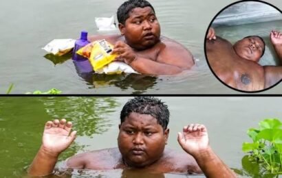 நீண்ட நேரம் தண்​ணீரில் வாழும் 16 வயது சிறுவன்
