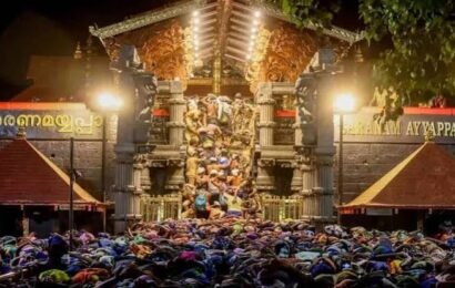 55.72 சவரன் தங்கக் கிரீடம் சபரிமலை கோவிலில் மாயம்