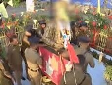 நல்லூரில் திலீபனின் உருவச்சிலையை பொலிஸார் பலவந்தமாகஅகற்றம்