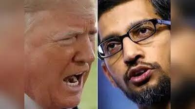 சுந்தர் பிச்சையை அசுர சாதனையாளர் என்று குறிப்பிட்டு Monster அடையாளம் காட்டிய டிரம்ப்
