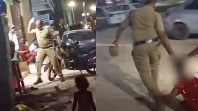 ஊர்க்காவல் படை வீரர் பெண்ணை தாக்கி தலைமுடியை பிடித்து இழுத்துச்சென்று கீழே தள்ளும்வீரர் ? ஊர்க்காவல் படை வீரர் பெண்ணை தாக்கி தலைமுடியை பிடித்து இழுத்துச்சென்று கீழே தள்ளும்வீரர் ?