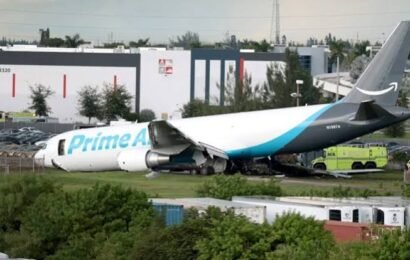 அமேசான் சரக்கு விமான விபத்து- 5 பேர் உயிரிழப்பு!