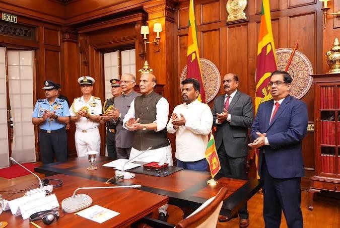 இலங்கை இந்தியா இரு நாடுகளுக்கு இடையேயான உறவு இதயத்துக்கும் ஆன்மாவுக்குமான உறவை போன்றது .! ராஜ்நாத் சிங்