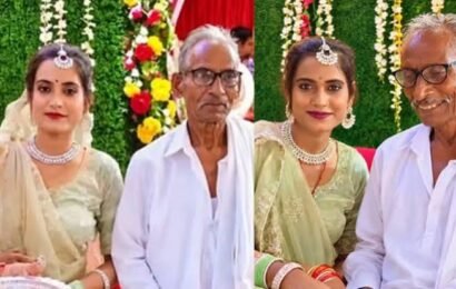 75 வயது தாத்தாவை மணக்கும் 30 வயது பெண்.